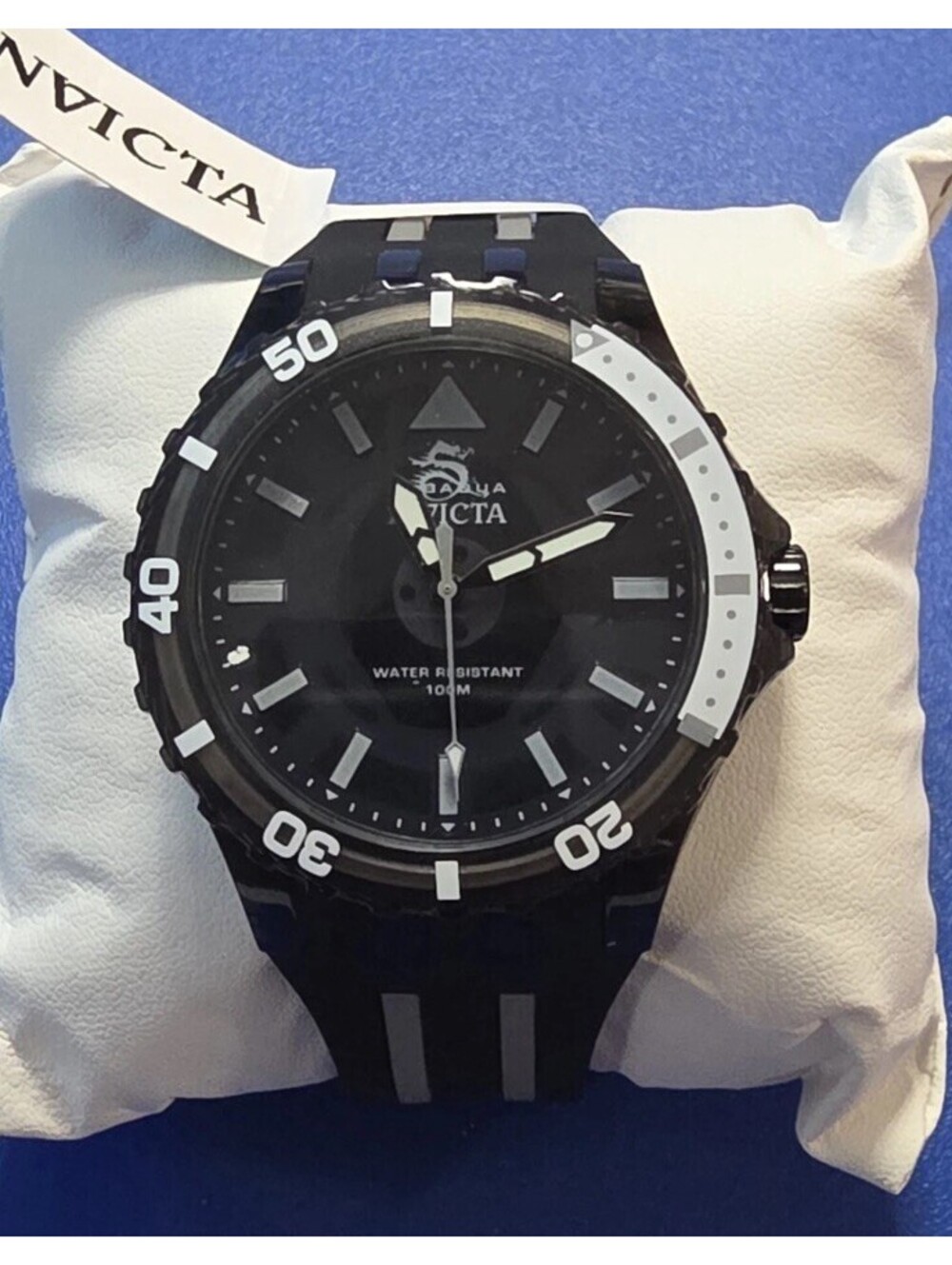 🔥Invicta Subaqua Men’s Watch 44mm- Grey Black And White Rotating Bezel-Silcone